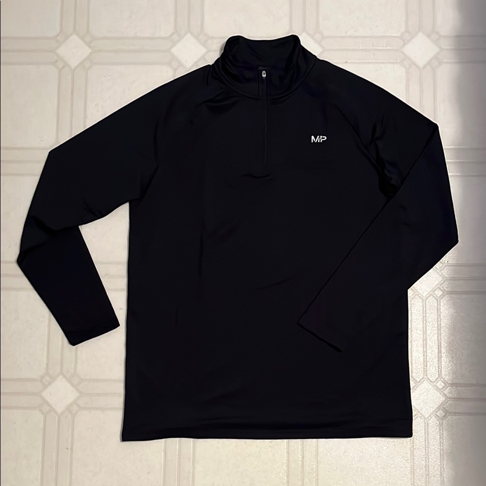 MyProtein MP Men's Black Training Quarter Zip - Size L